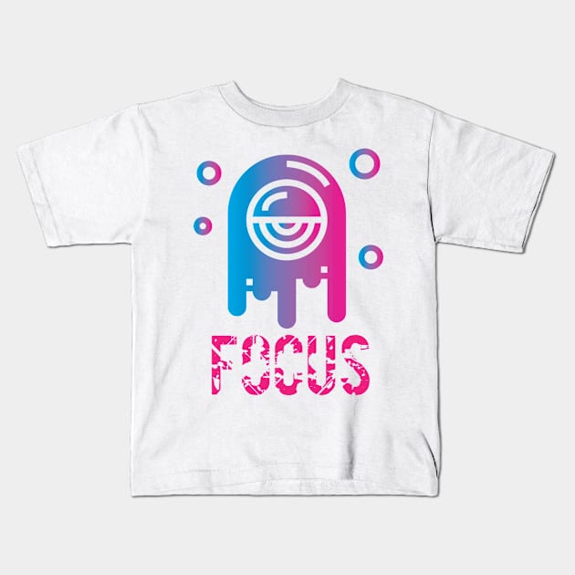 focus Kids T-Shirt by kaly's corner